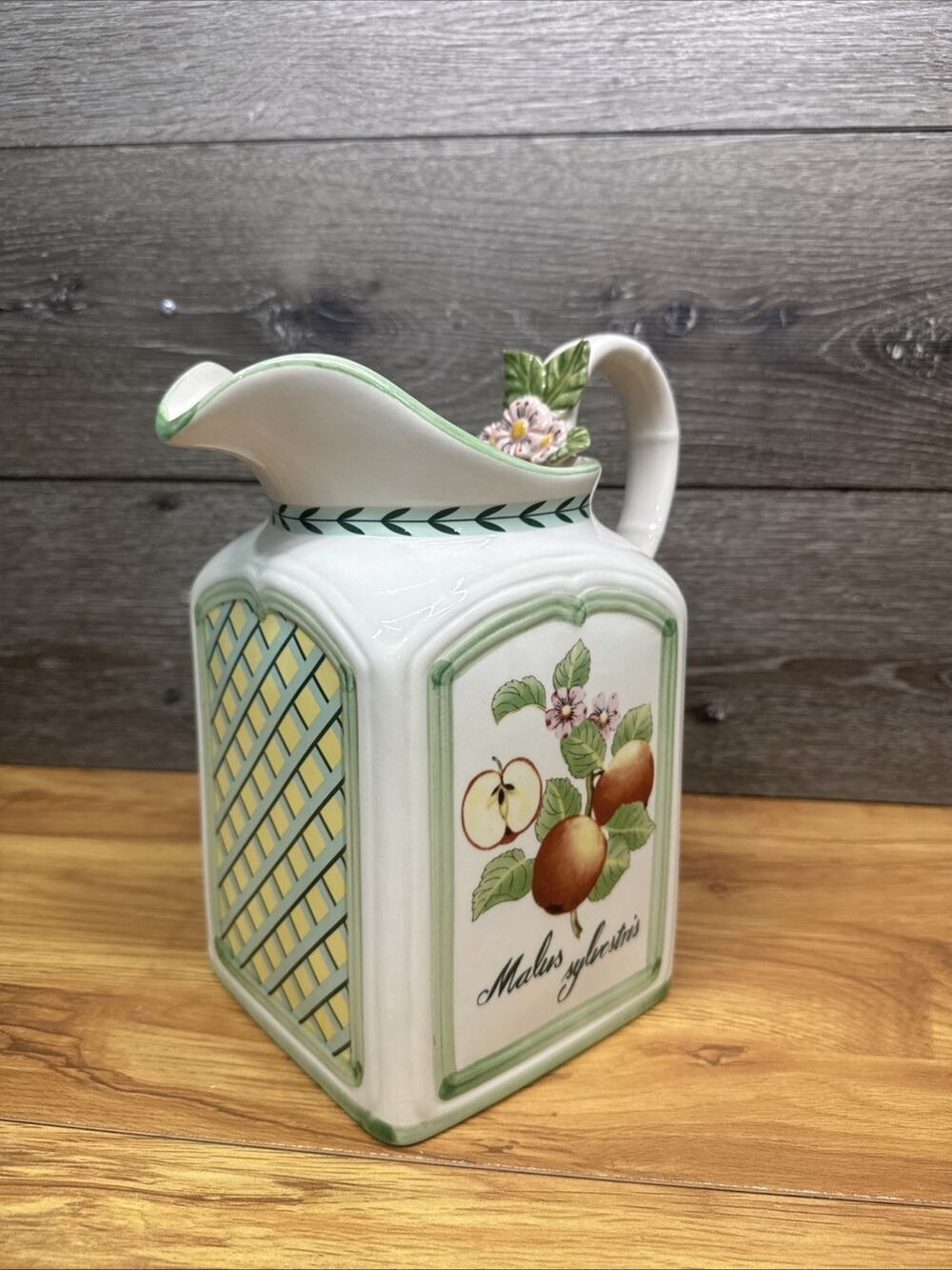 Villeroy & Boch FRENCH GARDEN Fleurence 10.5" Large Pitcher Fruit Flower